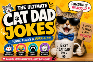 Cat Dad Jokes Collection | Funny Cat Puns & Reddit Humor