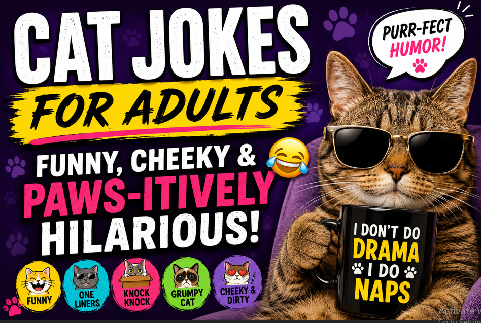 cat jokes for adults
