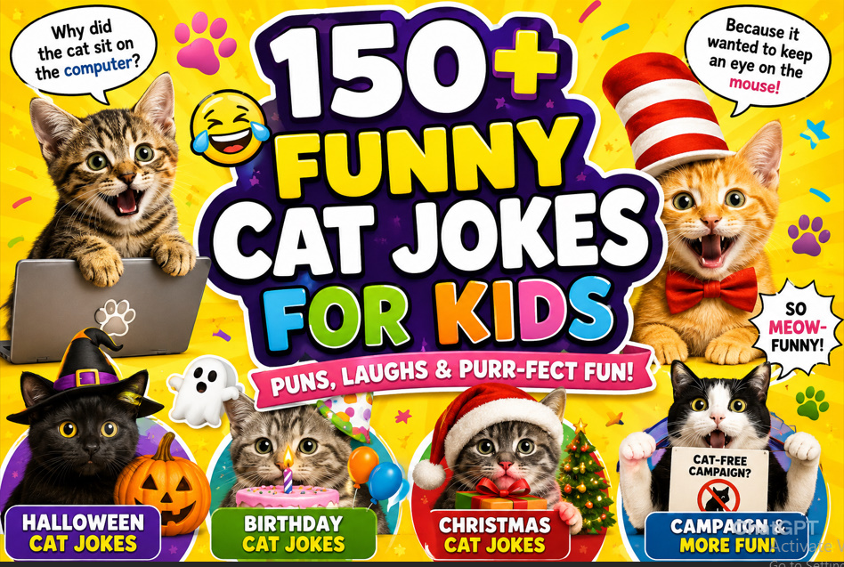 cat jokes for kids