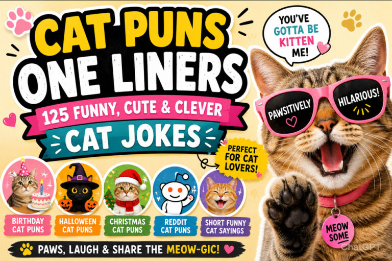 Cat Puns One Liners