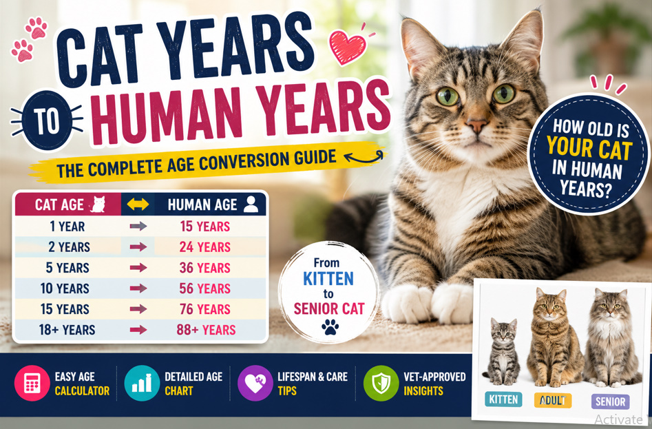 Cat Years to Human Years
