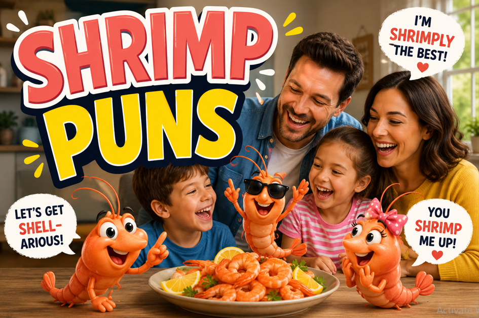 Shrimp Puns